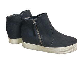 Target Black wedge sneakers 
